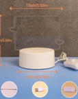 USB Creative 3D Luminous Erasable Love Pen Night Light, Message Night Light, Birthday Gift Light, Bedroom Decoration Light