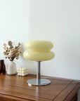 Macaron Glass Table Lamp Trichromatic Dimming Living Room Atmosphere Lamps Eye Protection Night Light Girl Bedroom Bedside Decor
