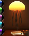 Upgraded Silent Jellyfish Lamp, Jelly Fish Light With Dancing Legs, Voice Control for Bedrooms, Living Room and Christmas Gifts