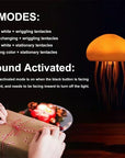 Upgraded Silent Jellyfish Lamp, Jelly Fish Light With Dancing Legs, Voice Control for Bedrooms, Living Room and Christmas Gifts