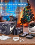 Bedroom Galaxy Projector Night Light HD Image Star Projector 13 Film Discs Kids Planetarium Projector 360° Rotation Galaxy Light