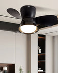 Ceiling Fans With LED Lamp High Wind 3 Speed Silent Fans Light Modern Retro Design for Bedroom Living Room Decor Home lighting