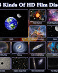 Bedroom Galaxy Projector Night Light HD Image Star Projector 13 Film Discs Kids Planetarium Projector 360° Rotation Galaxy Light
