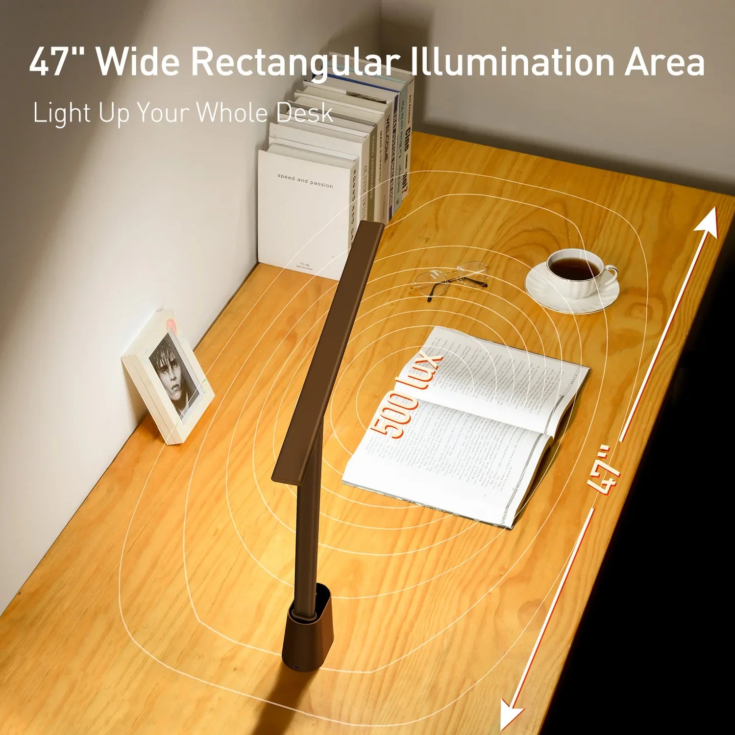 Illora | Ultra-Slim LED Desk Lamp with Touch Control &amp; USB Charging