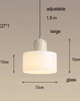 Brillara | Modern Glass Pendant Light with Adjustable Cord