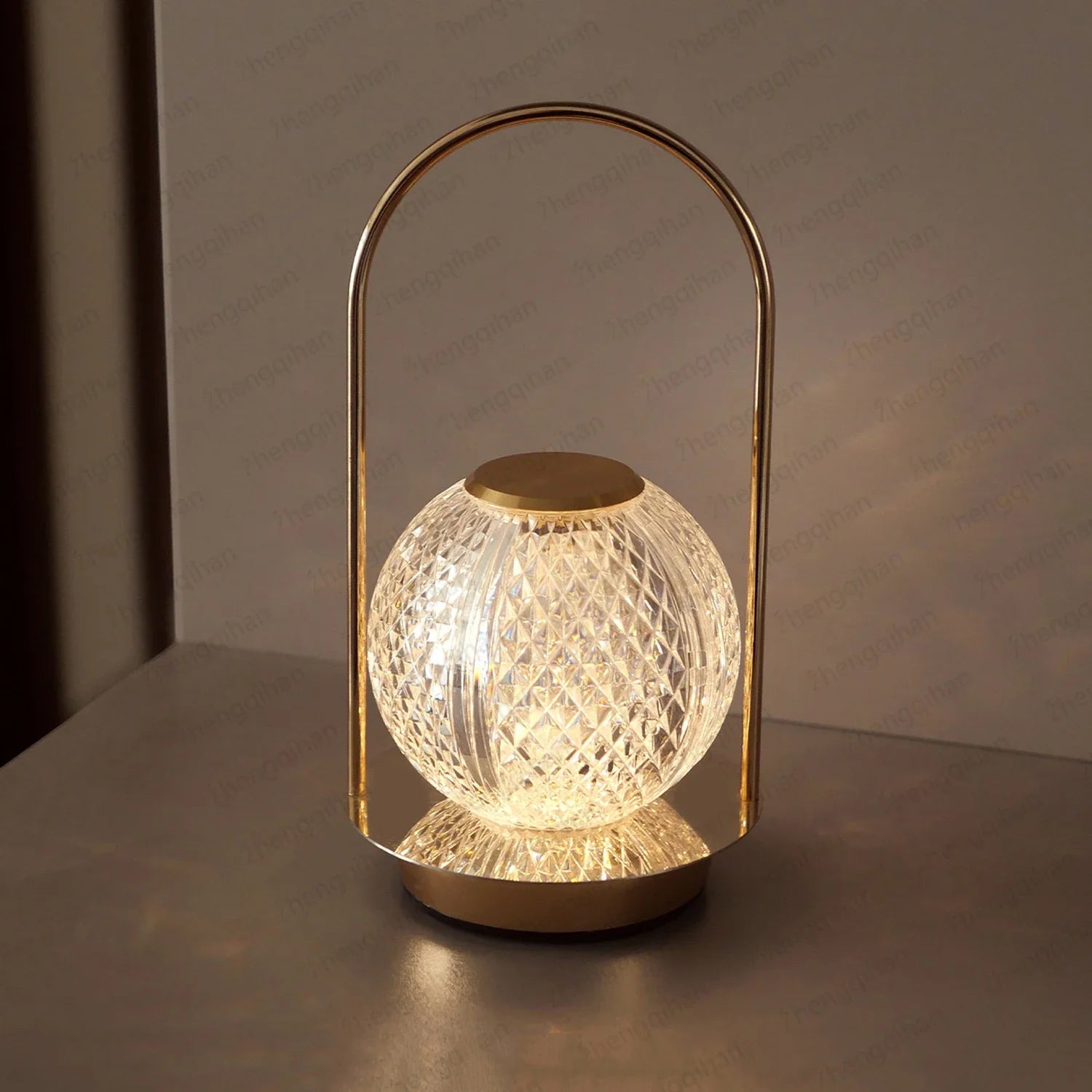 Aurevia | Luminous LED Table Lamp with Elegant Gold Touch