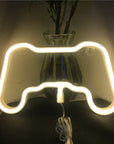 Lightning LED Neon Game Sign Night Light Battery/USB Operated for Children's Room Party Birthday Home Bar Gift Decoration 201