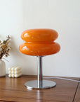 Macaron Glass Table Lamp Trichromatic Dimming Living Room Atmosphere Lamps Eye Protection Night Light Girl Bedroom Bedside Decor