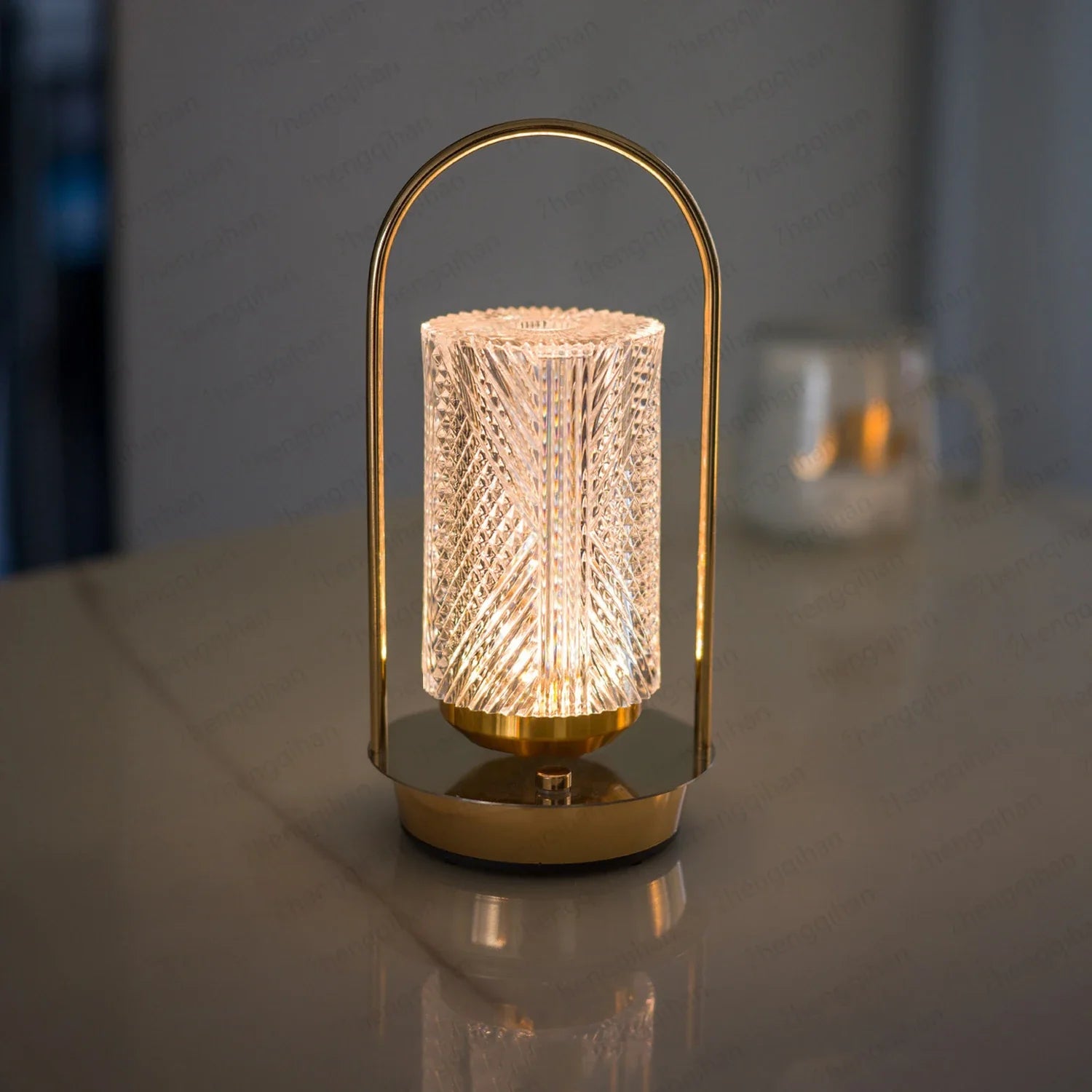Aurevia | Luminous LED Table Lamp with Elegant Gold Touch