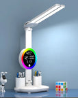 Veylo | Smart LED Desk Lamp with Digital Clock & Organizer