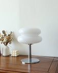 Macaron Glass Table Lamp Trichromatic Dimming Living Room Atmosphere Lamps Eye Protection Night Light Girl Bedroom Bedside Decor