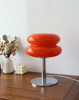 Macaron Glass Table Lamp Trichromatic Dimming Living Room Atmosphere Lamps Eye Protection Night Light Girl Bedroom Bedside Decor