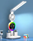 Veylo | Smart LED Desk Lamp with Digital Clock & Organizer