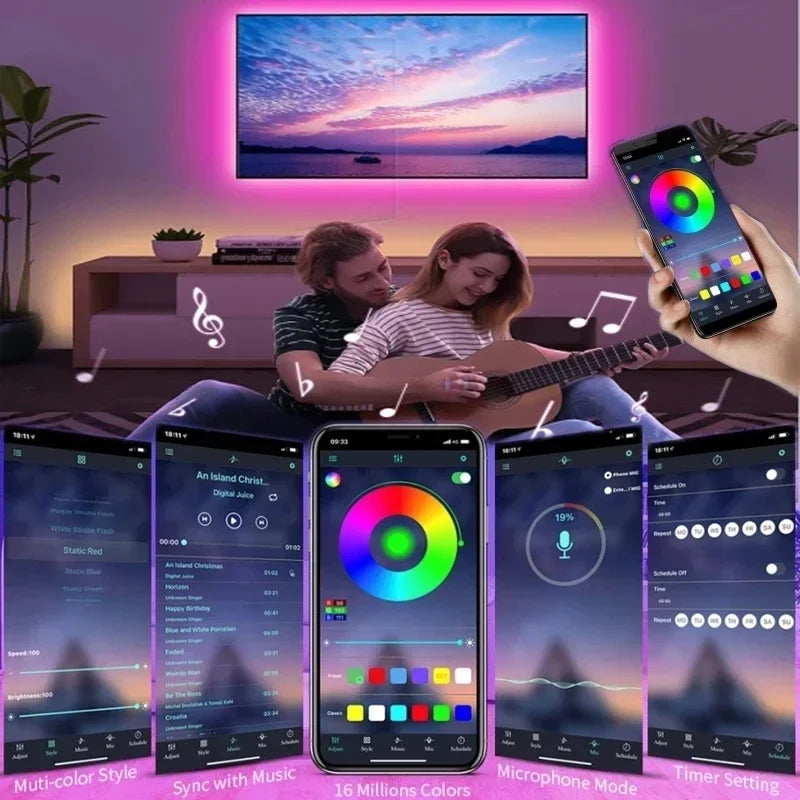 Solvora | Smart WiFi RGB LED Strip Lights with Remote &amp; App Control