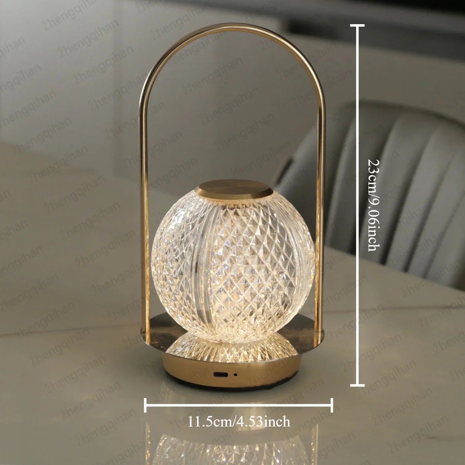 Aurevia | Luminous LED Table Lamp with Elegant Gold Touch