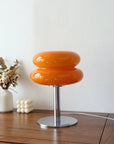 Macaron Glass Table Lamp Trichromatic Dimming Living Room Atmosphere Lamps Eye Protection Night Light Girl Bedroom Bedside Decor