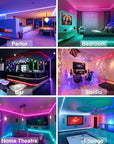 Solvora | Smart WiFi RGB LED Strip Lights with Remote & App Control